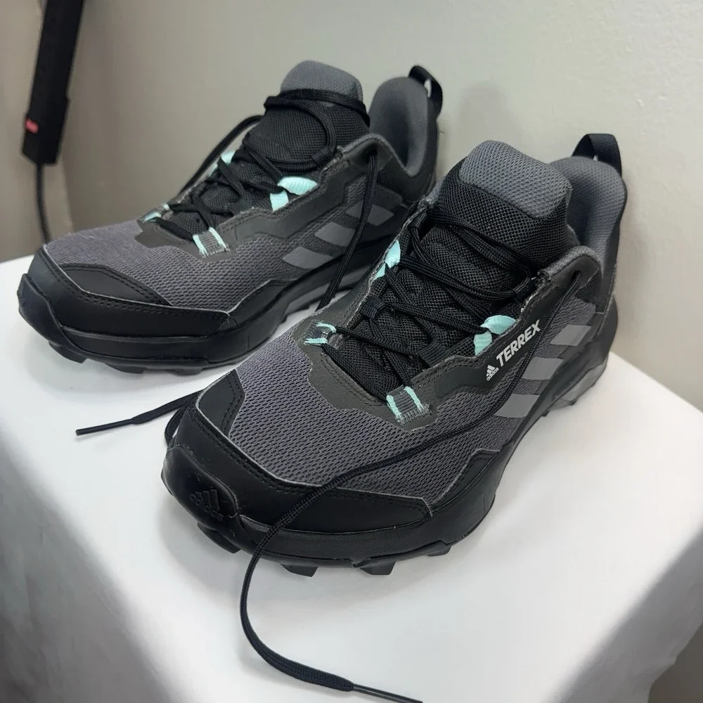 Size 9.5 - Adidas Terrex AX4 Primegreen Black Grey W